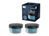 Accesorio afeitadora - Philips CC12/50, Pack 2 Cartuchos, Limpieza Rápida, Sin Alcohol, 6 Meses, 10x Más Limpio, Compatible S5000, S7000, S9000, i9000