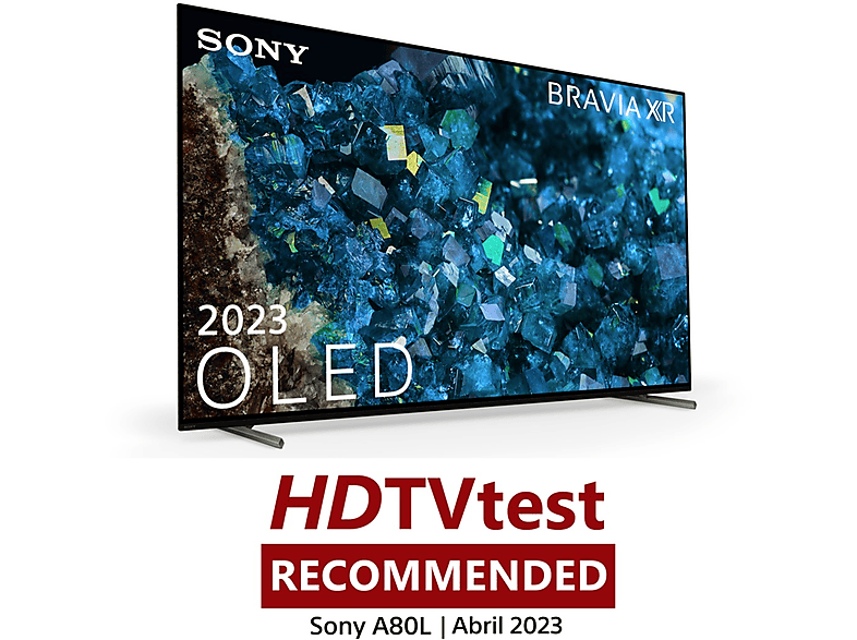 TV OLED 77 - Sony BRAVIA XR 77A80L, 4K HDR 120, HDMI 2.1 Perfecto PS5, Smart TV (Google TV), Alexa, Siri, Bluetooth, Chromecast, Eco, Diseño Elegante