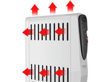 Radiador - Taurus Tuareg 2500, De Aceite, 2500 W, 3 Niveles de Calor, Humidificador, Blanco