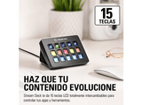 Capturadora de vídeo - Elgato Stream Deck MK.2 10GBA9901, Para PC y Mac, 15 Teclas macro, Negro