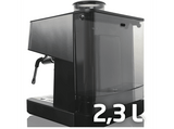 Cafetera express - Koenic KEM 21524 M, 15 bar, 1650 W, 2 Tazas, Botón Grind, Plata