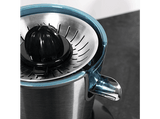 Exprimidor - Cecotec Zitrus PowerAdjust 600, 600W, Eléctrico, Acero inoxidable, Dos conos desmontables, Negro