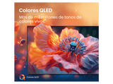 TV QLED 98 - Hisense 98E7Q, UHD 4K, Quad Core/MT9603, IA 4K Upscaler, Modo Juego Plus, Sensor de luz, Negro