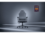 Silla gaming - Razer Razer Iskur V2 X, 2D (regulable en altura y anchura), Carga máxima 136 kg, Reclinable 152°, Soporte lumbar integrado, Gris Claro