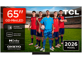 TV QD-Mini LED 65 - TCL 65C6K Pro, UHD 4K, TCL AiPQ Processor, Smart TV con Google TV, Dolby Vision-Atmos, Negro