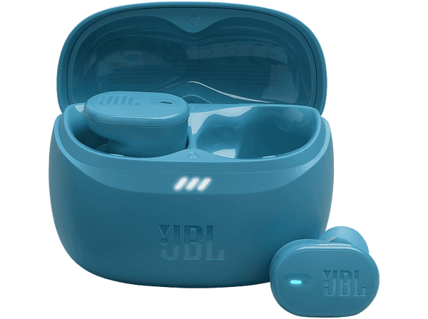 Auriculares True Wireless - JBL Tune Buds 2, 48 h Autonomía, IP54, Cancelación de ruido, Ergonómico, Turquesa