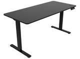 Mesa de gaming - Acer Predator Nexus 332, Hierro, madera, Altura ajustable eléctrica 70-120 cm, Black