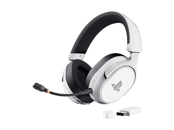 Auriculares gaming - Trust GXT 499W Forta, 55 h Autonomía, Inalámbrico, Para PlayStation® 5, Blanco
