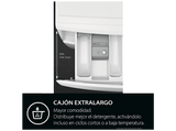 Lavadora carga frontal - AEG LFE6G54H2B, 10.5 kg, 1400 rpm, 10 programas, Ciclo rápido 45 min, Higiene con Vapor, Blanco
