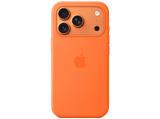 Apple Funda de silicona con MagSafe, Para iPhone 17 Pro, Compatible con correa Crossbody, Naranja