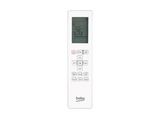 Aire acondicionado Split 1 x 1 - Beko BEHPP 180/BEHPP 181, WiFi, Función Deshumidificar, Turbo, Blanco
