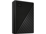 Disco duro externo 6TB - WD My Passport, Portátil, HDD, USB 3.2, Funciona con Chromebook, Negro