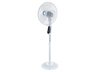 Ventilador de pie - ok. OTF 405526 ES, 55W, 3 Velocidades, Pie/Mesa/Pared, Oscilación, Altura Ajustable, Mando a distancia, Temporizador, Blanco