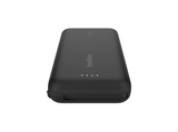 Powerbank - Belkin BPB021hqBK, 10000 mAh, 1x USB-C, Cable Integrado, Carga Rápida, 20W, Negro