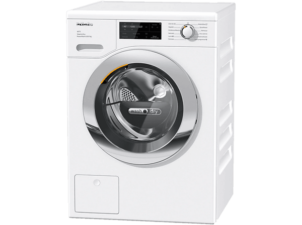 Lavadora secadora - Miele PowerWash WTI 360 WPM, 8 kg/5 kg, 1600 rpm, Autodosificación, Blanco