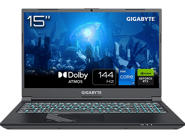REACONDICIONADO Seminuevo Muy bueno Portátil gaming - Gigabyte G5 KF 2024, 15.6" Full-HD, Intel® Core™ i7-13620H, 16GB RAM, 1TB SSD, GeForce RTX™ 4060, Sin sistema operativo