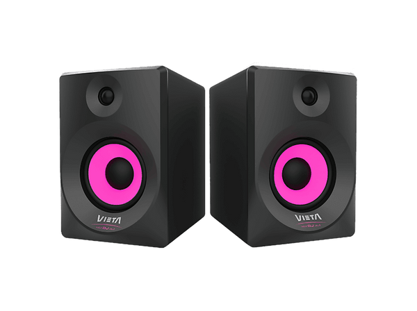 Altavoz estéreo - Vieta Pro Eclipse, 50W, Bluetooth, Amplificador clase D, Rango de Frecuencia de 40 - 20000 Hz, Conectividad AC, Negro