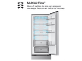 Frigorífico combi - LG GBBSJ21DPY, No Frost, 203 cm, 375 l, DoorCooling+™, Multi Air Flow, Plata