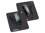 Kit accesorios - Nacon Joy-Con Mouse Pack: 2 Fundas para convertir Joy-Con en ratón + 2 Alfombrillas de ratón + 2 Tiras, Para Nintendo Switch 2, Negro