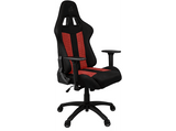 Silla gaming - Corsair TC100 Relaxed, Transpirable, Reposabrazos 2D, Inclinación 160°, Rojo y carbón