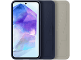 Funda - Samsung, Para Galaxy A55 5G, Con soporte, Resistente a golpes y rayones, Negro