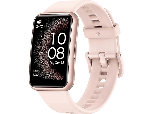 Smartwatch - Huawei Watch Fit SE, 130-210 mm, Pantalla AMOLED 1.64", GPS, Gestión salud, Rosa