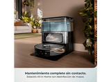 Robot aspirador - Cecotec Conga X100, 50W, Aspiración en seco/húmedo, Programable, Base de Carga, 20 kPa Succión, Negro