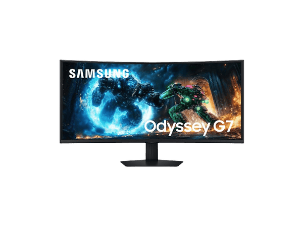 Monitor gaming - Samsung Odyssey G75F LS40FG756EUXEN , 40 " UHD 4K, 180 Hz, 1 ms, VA (Alineación Vertical), Pantalla Curva, Peana ergonómica, Negro