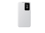 Funda - Samsung, Para Galaxy S24, Tapa de libro, Smart Clear View Wallet, Blanco