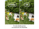 Cámara de vigilancia IP - Amazon Outdoor Camera Plus Battery, 2K, Función de visión nocturna, Comunicación bidireccional, Blanco