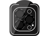 Protector cámara móvil - Isy ICP 1007, Compatible con iPhone 16 Pro y iPhone 16 Pro Max, Cristal templado, Transparente