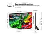 TV QNED 75 - LG 75QNED87A6B, UHD 4K, Procesador Inteligente α8 AI Processor 4K Gen2, Smart TV, DVB-T2 (H.265), Ashed Blue