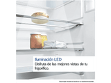 Frigorífico combi - Bosch KGN36VIED, Serie 4, Total No Frost, 186 cm, 326 l, Cajón VitaFresh, Sistema MultiAir Flow, Acero antihuellas