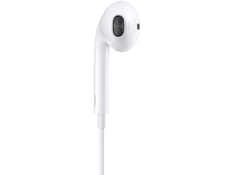 Apple EarPods, Clavija de 3,5 mm, Cable, Conexión Lightning, Micrófono, Blanco