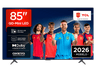 TV QD-Mini LED 85" - TCL 85P8L, UHD 4K, TCL AiPQ Pro Processor, Smart TV, DVB-T2, Negro