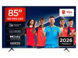 TV QD-Mini LED 85 - TCL 85P8L, UHD 4K, TCL AiPQ Pro Processor, Smart TV, DVB-T2, Negro