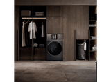 Lavadora secadora - Haier Couture Care Collection 11 HWD180BD12LGNU-S, 18 kg + 11 kg, 14 programas, Motor Direct Motion, Wi-Fi, Azul