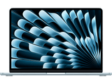 Apple Macbook Air (2025) 15.3 Retina, Chip M4 Apple,  CPU de 10 núcleos, GPU de 8 núcleos, 16 GB RAM, 256GB de SSD, Azul cielo