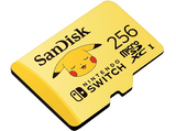 Tarjeta micro SDXC - SanDisk Licencia Nintendo®, Pokemon Pikachu, 256GB, Nintendo Switch, 100 MB/s, U3, Amarillo