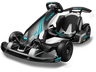 Patinete eléctrico - Segway-Ninebot Gokart PRO 2, Potencia Nominal y Máxima 4800 W,  Carga máxima 100 kg, 8000 mAh, 43 km/h, Negro/Gris