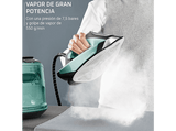 Centro de planchado - Rowenta VR9034, 2800 w, 550 g/min, 7.5 bar, 1.8 L, Microsteam 400HD Laser, verde