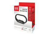 Antena TV Interior - ONE FOR ALL SV9016, 1.2m, Negro