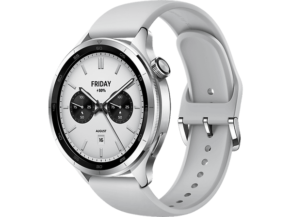 Smartwatch - Xiaomi Watch S4, AMOLED, Bluetooth, Hasta 15 días, HyperOS, Silver