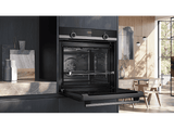 Horno - Siemens HB514AER4, Multifunción, Hidrolítica, 71 l, 60 cm, Cristal negro