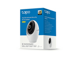 Cámara de vigilancia IP - TP-Link Tapo C260, 4K 8MP, Función de visión nocturna, Audio bidireccional con Cancelación de Ruido, Blanco