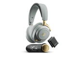 Auriculares gaming - SteelSeries Arctis Nova Elite, 30 h, Diadema, Cancelación activa de ruido (ANC), Audio alta resolución, Sage gold