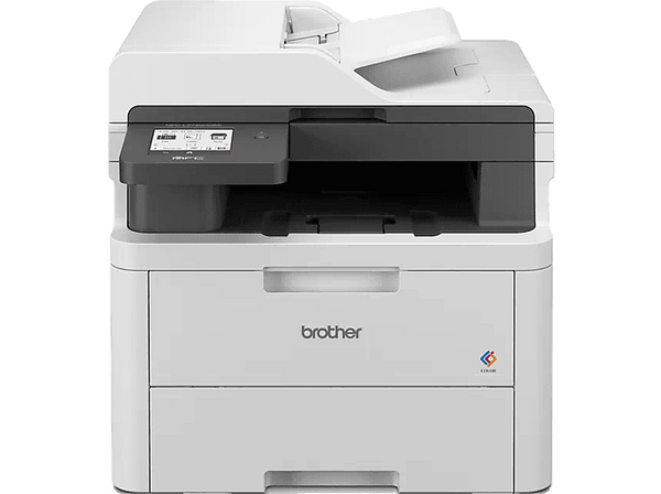 Impresora multifunción - Brother MFC-L3740CDWE, Láser a color, 18 ppm, Wi-Fi, Inpresión doble cara, Blanco