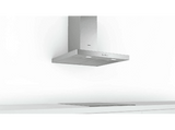 Campana decorativa - Bosch DWB76BC50, Decorativa, 590 m³/h, 3 potencias, Iluminación LED, 75 cm, A, Inox