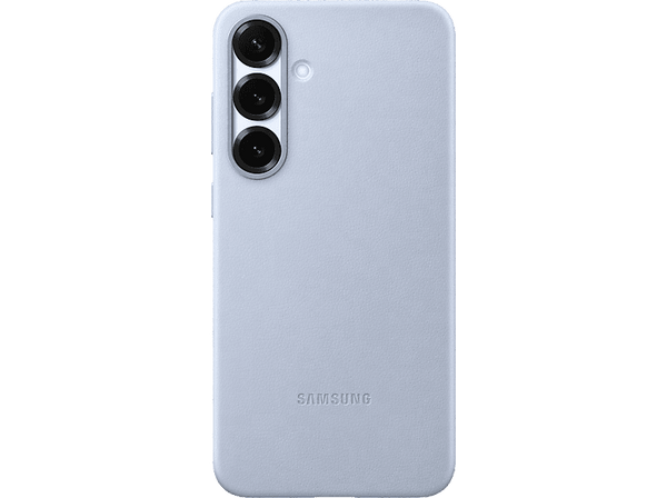 Funda - Samsung Kindsuit, Para Samsung Galaxy S25 Plus, Cuero Vegano, Azul Claro
