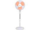 Ventilador de pie - KOENIC EU01_108556, 45W, 4 Velocidades, Oscilación, Inclinación Ajustable, Blanco
